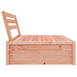 Walplus Outdoor Garden Middle Sofa For Patio Balcony Poolside Furniture 120X80 Cm Solid Wood Douglas - Cushion Not Included - thumbnail 3