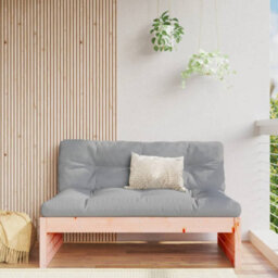 Walplus Outdoor Garden Middle Sofa For Patio Balcony Poolside Furniture 120X80 Cm Solid Wood Douglas - Cushion Not Included - thumbnail 1