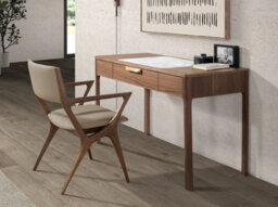 Angel Cerda Mink Leatherette Chair With Armrests - thumbnail 4
