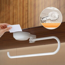 Style 1 Kitchen Toilet Suction Cup Roll Paper Holder Stand Towel Rail Rack Bathroom Hook - thumbnail 6