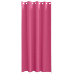 Berkfield Curtains With Curtains 2 Pcs Bright Pink 245 X 140 Cm Polyester - thumbnail 3