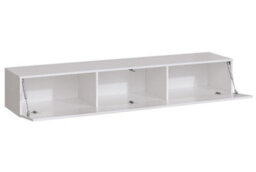 Arte Switch Rtv1 White Tv Cabinet 180Cm - Low-Line Media Unit With Push-Open Storage - thumbnail 2