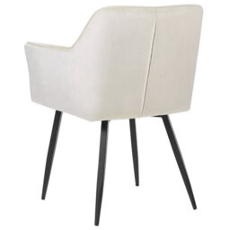 Beliani Set Of 2 Dining Chairs Jasmin Velvet Light Beige - thumbnail 6