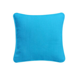 Chilimilii Cushion Covers 100% Cotton Plain Dyed Zip Pipe Edge Home Sofa Decor (40X40 Cm) - thumbnail 2