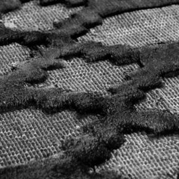 Beliani Grey Geometric Hand-Woven Viscose Rug - Flatweave 140 X 200 Cm - thumbnail 5
