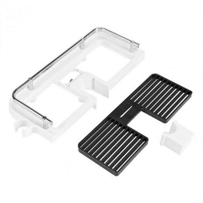 Bathroom Shower Accessories Rack Organiser Tray Pole Caddy Storage Holder Shelf - image 1