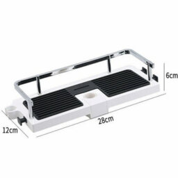 Bathroom Shower Accessories Rack Organiser Tray Pole Caddy Storage Holder Shelf - thumbnail 2