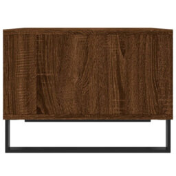 Berkfield Coffee Table Brown Oak 60X50X36.5 Cm Engineered Wood - thumbnail 5