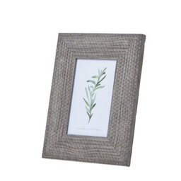 Hill Interiors Woven Photo Frame Grey (34Cm X 1Cm X 29Cm) - thumbnail 1
