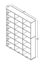Vcm Stand Shelf Bookcase Shelf Megosa M - thumbnail 5