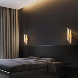 Led Wall Light Creativ Indoor Wall Lamp 12W Gold 3Colors Arcylic Scones Bedroom - thumbnail 5