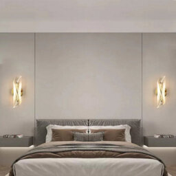 Led Wall Light Creativ Indoor Wall Lamp 12W Gold 3Colors Arcylic Scones Bedroom - thumbnail 6