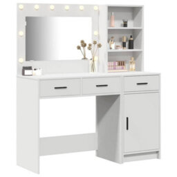 Walplus Dressing Table 2 Pcs White 78.5 X 41 X 135 Cm Engineered Wood - thumbnail 3
