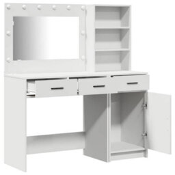 Walplus Dressing Table 2 Pcs White 78.5 X 41 X 135 Cm Engineered Wood - thumbnail 7