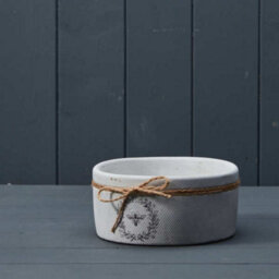 Contemporary White Bee Bowl For Home Decor - thumbnail 1