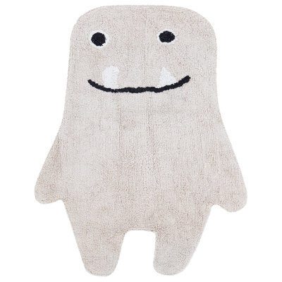 Beliani Kids Rug Zodi Light Beige 70 X 100 Cm Cotton - image 1