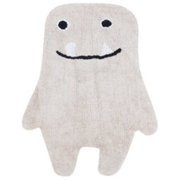 Beliani Kids Rug Zodi Light Beige 70 X 100 Cm Cotton - thumbnail 1