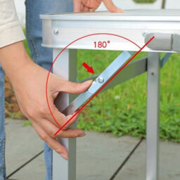 Foldable Bracket Table & 6 Chairs Set, Outdoor Party, Picnic, Bbq, Camping - thumbnail 6
