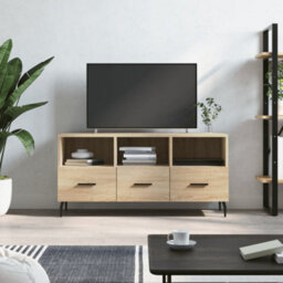 Berkfield Tv Cabinet Sonoma Oak 102X36X50 Cm Engineered Wood - thumbnail 1
