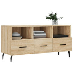 Berkfield Tv Cabinet Sonoma Oak 102X36X50 Cm Engineered Wood - thumbnail 3