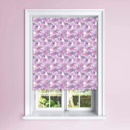 Lister Cartwright Blackout Roller Blinds For Kids Easy Fit Child Safety Included (Cockatoo Purple, 150 X 140 Cm) - thumbnail 1