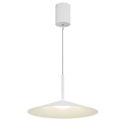 Luminosa Lighting Luminosa Lampone Dome Pendant Ceiling Light White Matt Led 4000K - thumbnail 3
