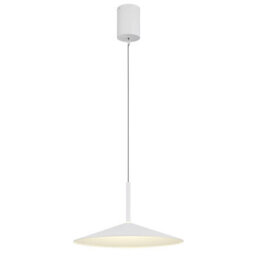 Luminosa Lighting Luminosa Lampone Dome Pendant Ceiling Light White Matt Led 4000K - thumbnail 1