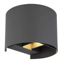 Luminosa Lighting Luminosa Veronika Outdoor Up Down Wall Lamp Anthracite Ip54 Led 3000K - thumbnail 4