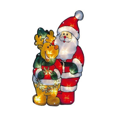 HSD Santa And Deer - Silhouette Lights For Christmas Decoration - image 1