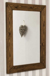 Mirroroutlet Sherwood Dark Natural Wall Mirror 93 X 68 - thumbnail 2