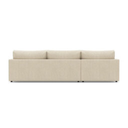 Valencia Serena Leather Three Seats With Left Chaise Sectional Sofa Beige Nappa 11000 Top Grain Leather - thumbnail 9