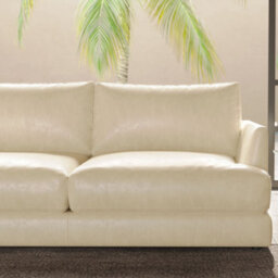 Valencia Serena Leather Three Seats With Left Chaise Sectional Sofa Beige Nappa 11000 Top Grain Leather - thumbnail 4