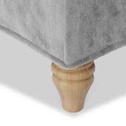 Alfie Ice Grey 4 Seater Sofa For Living Room - Fully Assembled By Roseland Furniture - thumbnail 6