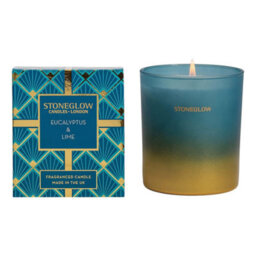 Stoneglow Candles Seasonal Tumbler Candle - Eucalyptus & Lime - thumbnail 1
