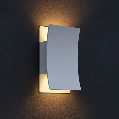 Eglo Verdolino Steel Led Tricolour Modern Wall Light, White - image 1