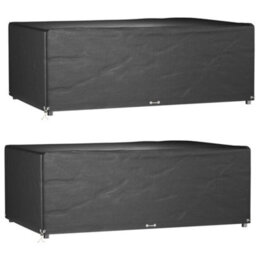 Vidaxl Garden Furniture Covers 2 Pcs 12 Eyelets 213X132X75 Cm Rectangular Garden Furniture Covers - thumbnail 1