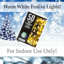 Indoor Copper Wire Lights- Warm White- Christmas Lights (50) - thumbnail 3