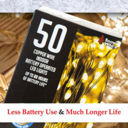 Indoor Copper Wire Lights- Warm White- Christmas Lights (50) - thumbnail 6