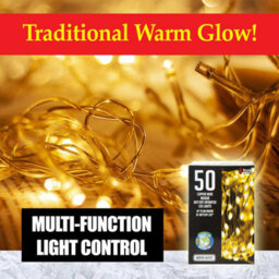 Indoor Copper Wire Lights- Warm White- Christmas Lights (50) - thumbnail 5
