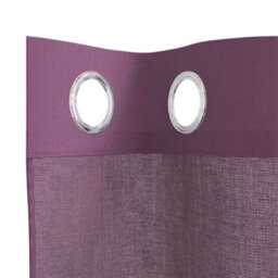 Berkfield Voile Curtains With Grommets 2 Pcs Purple 140X260 Cm - thumbnail 5