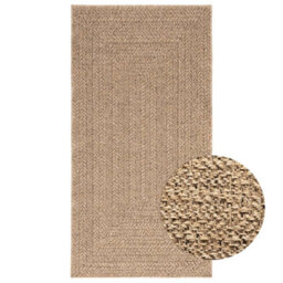 Berkfield Rug Zizur 80X150 Cm Jute Look Indoor And Outdoor - thumbnail 1