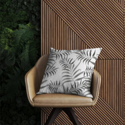 Warren Reed Designer Hawaiian Style Palm Leaves Outdoor Cushion 45Cm X 45Cm - thumbnail 2