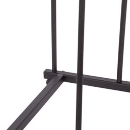 Hammer And Tongs Steel Wellington Boot Rack - 4 Pair - Black - thumbnail 3