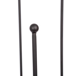 Hammer And Tongs Steel Wellington Boot Rack - 4 Pair - Black - thumbnail 2