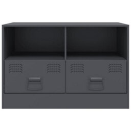 Berkfield Tv Cabinet Anthracite 67X39X44 Cm Steel - thumbnail 6