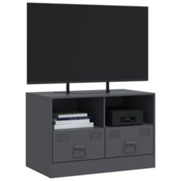 Berkfield Tv Cabinet Anthracite 67X39X44 Cm Steel - thumbnail 4