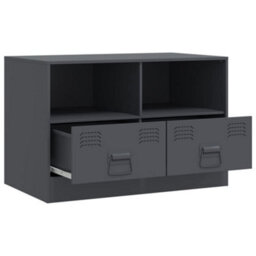 Berkfield Tv Cabinet Anthracite 67X39X44 Cm Steel - thumbnail 7