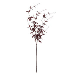 Hill Interiors Burgundy Ornamental Leaf Faux Plant - thumbnail 4