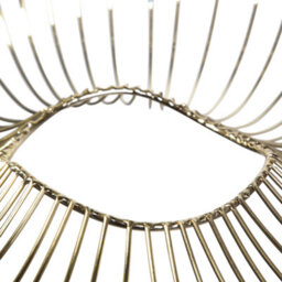Wyld and Coco Aurora Gold 1-Light Pendant - Open-Work Gold Cage, Industrial Dining And Living Room Lighting - thumbnail 6
