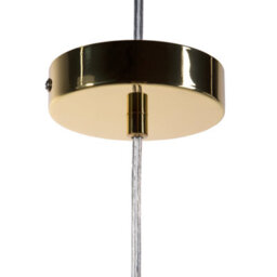 Wyld and Coco Aurora Gold 1-Light Pendant - Open-Work Gold Cage, Industrial Dining And Living Room Lighting - thumbnail 7
